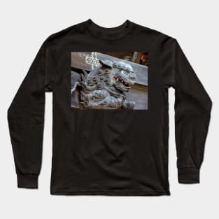 Japanese Shrine Shishi Long Sleeve T-Shirt